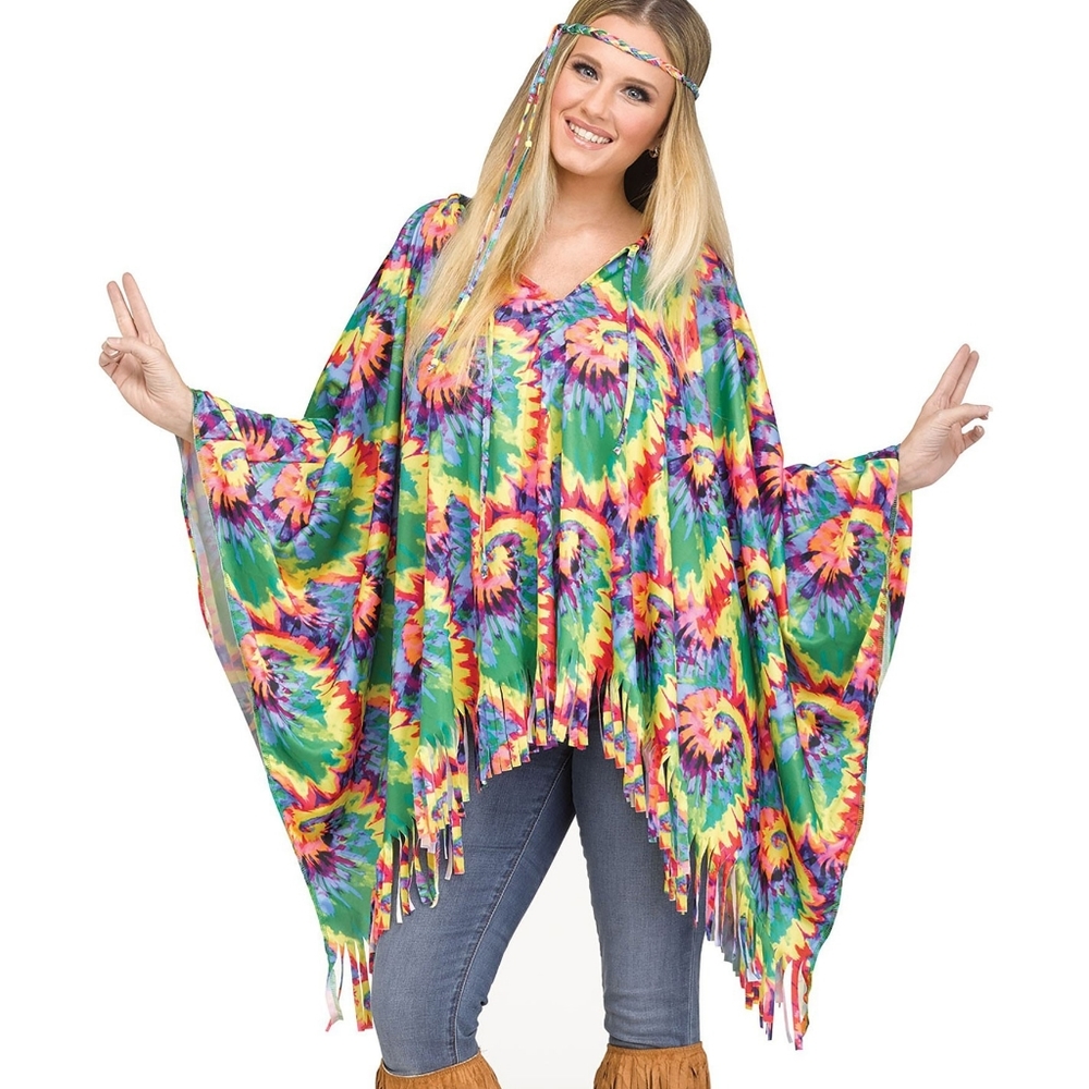 Hippie Poncho Costume On Promotion